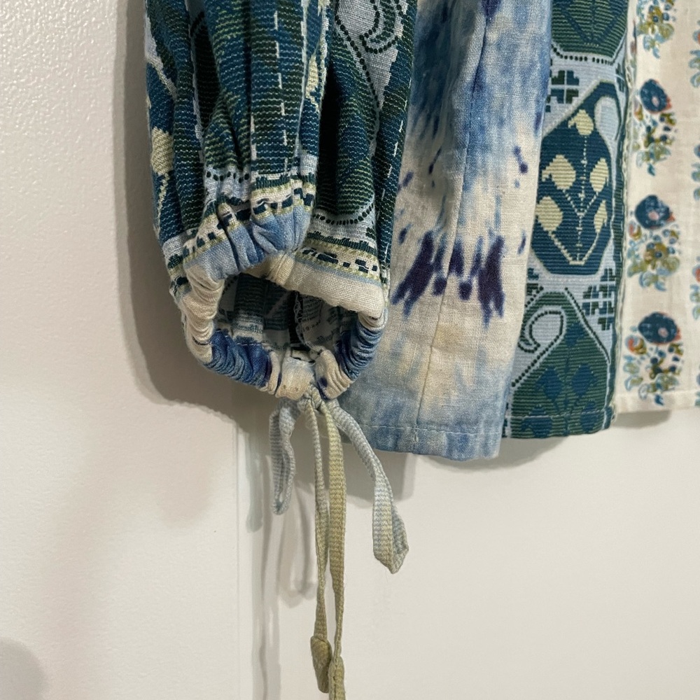 D'ascoli Patchwork-Effect Creole Blouse - image 6